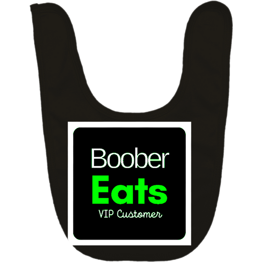 Boober Eats VIP Customer Bib - Black