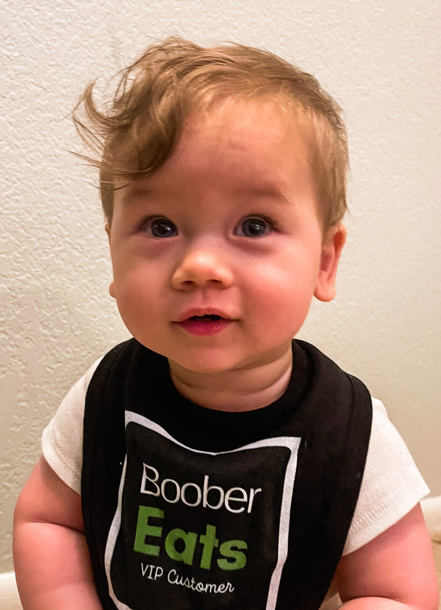 Boober Eats VIP Customer Bib - Black