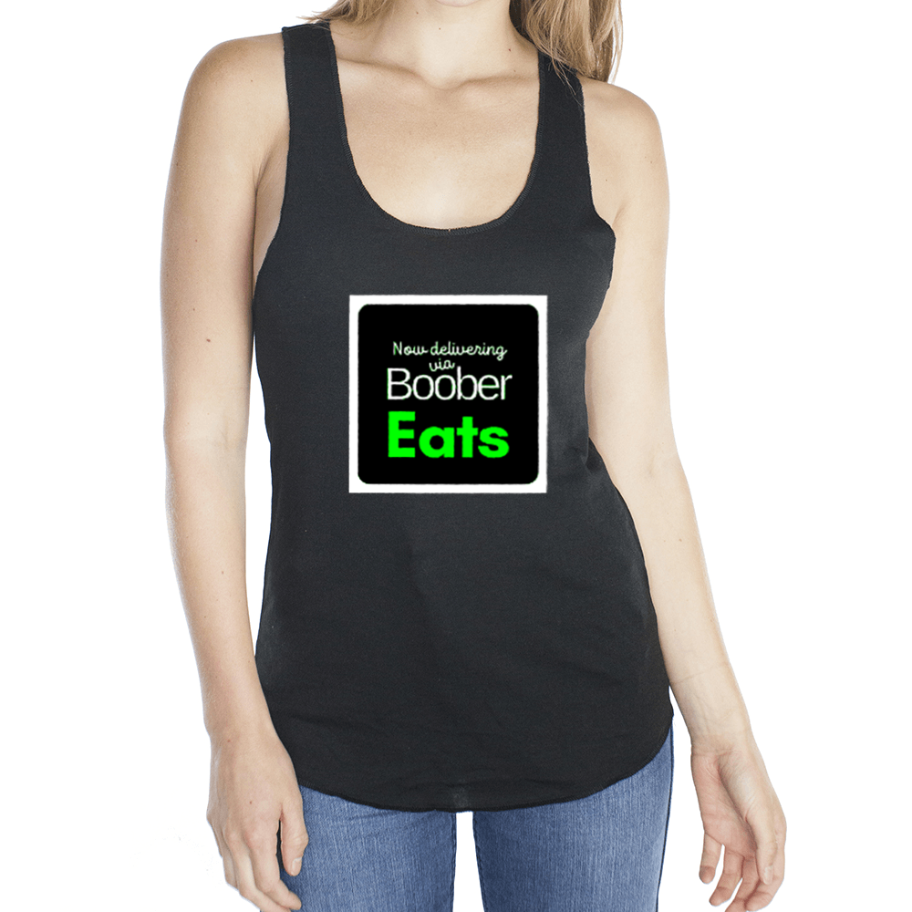 Now Delivering Boober Eats Tank - Black