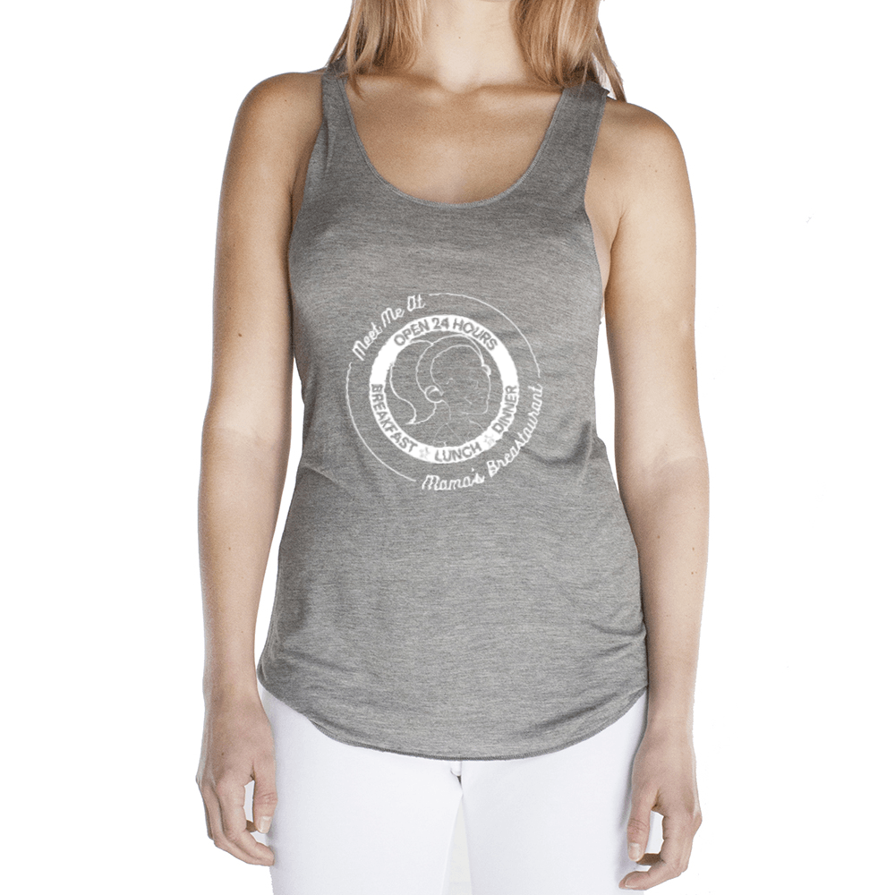 Mama's Breastaurant White Logo Tank